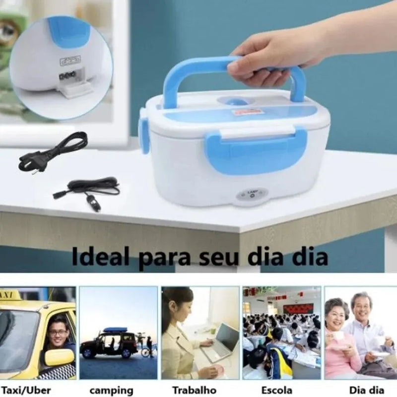 Panela Portátil Elétrica com cabo para carros e tomadas.