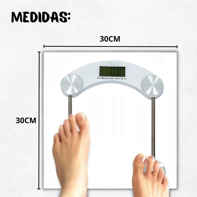 Balança digital de vidro até 180kg