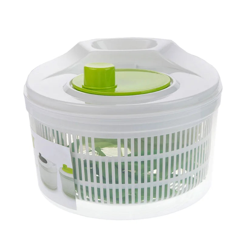 Lavador e secador de saladas e frutas com centrifugador