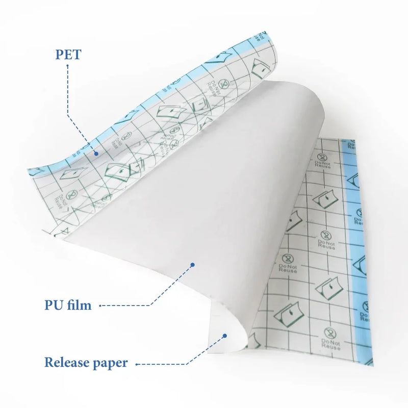 Novo filme protetor à prova d'água 5m para cura de tatuagem, rolo de envoltório transparente para cuidados posteriores da pele